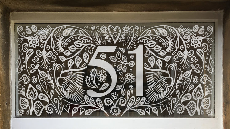 Window Film Door Numbers