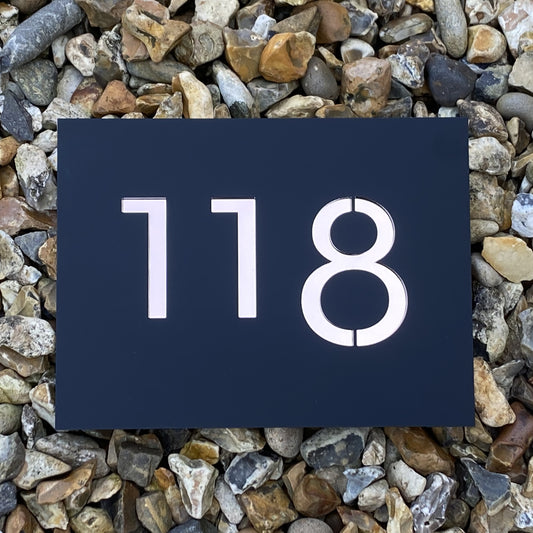 SALE Acrylic House Number Plaque