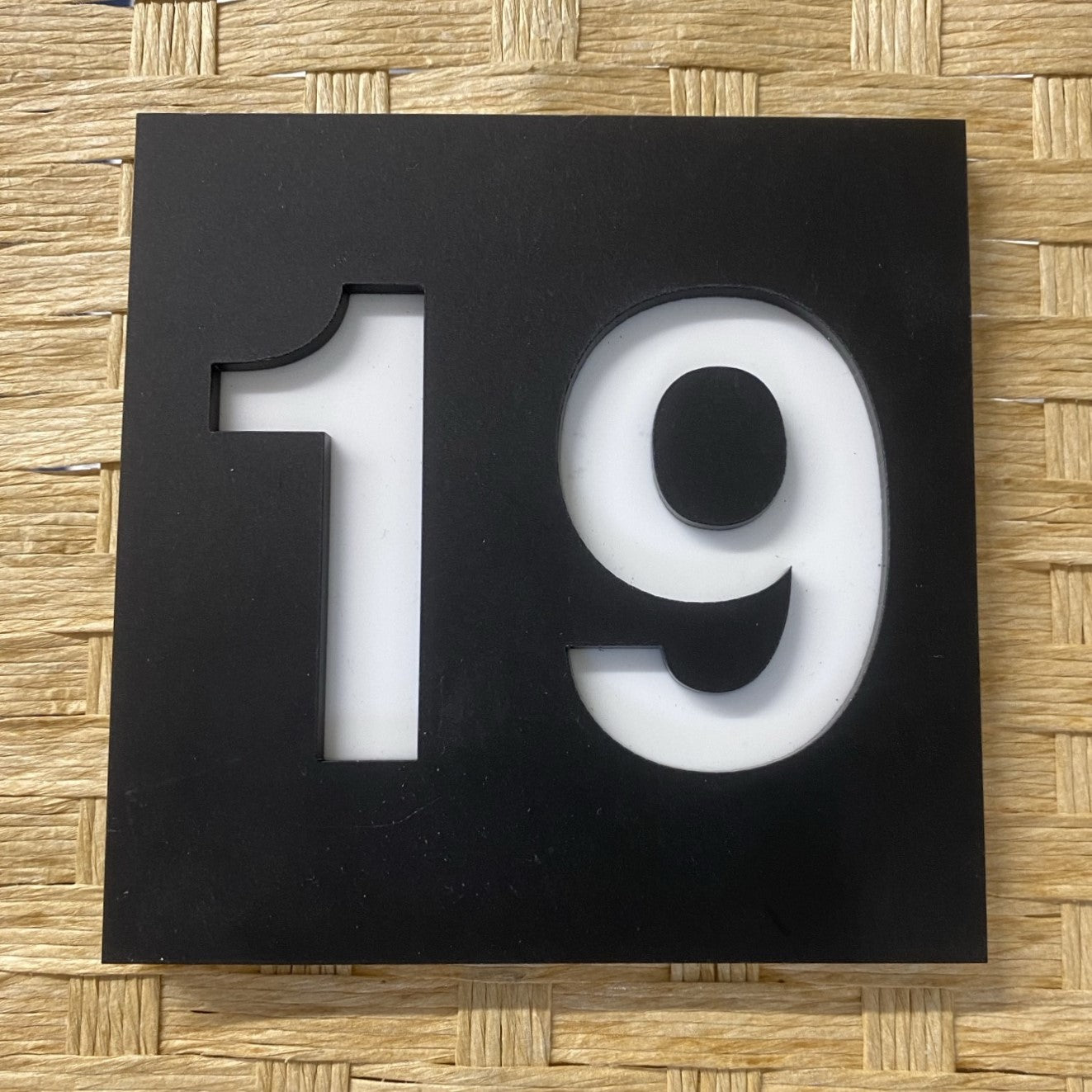 SALE House Number plaque 19