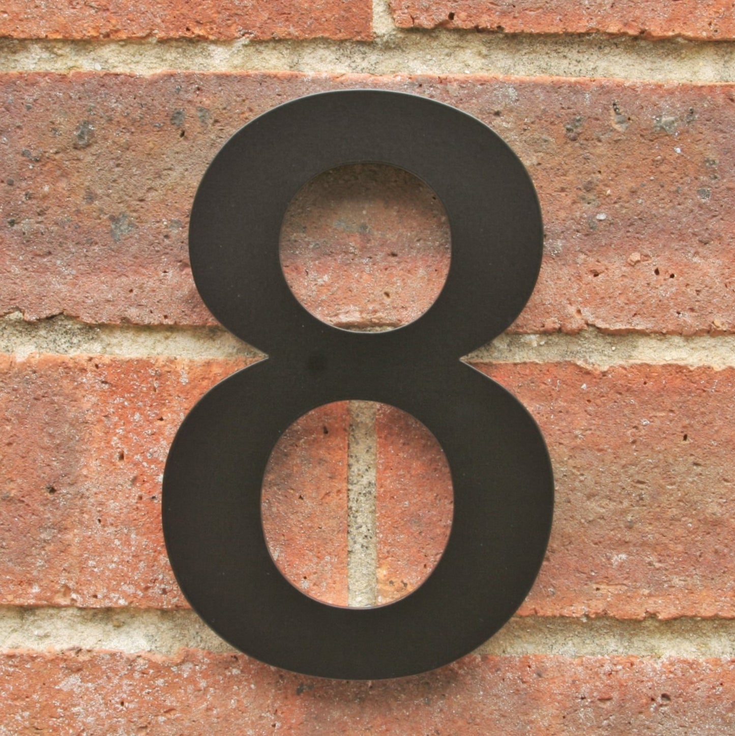 SALE Black Helvetica House Number 8