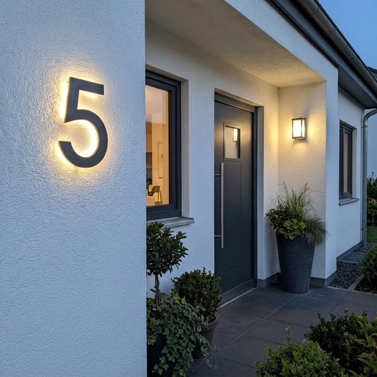 LED House Numbers - Century Gothic - 3 size options