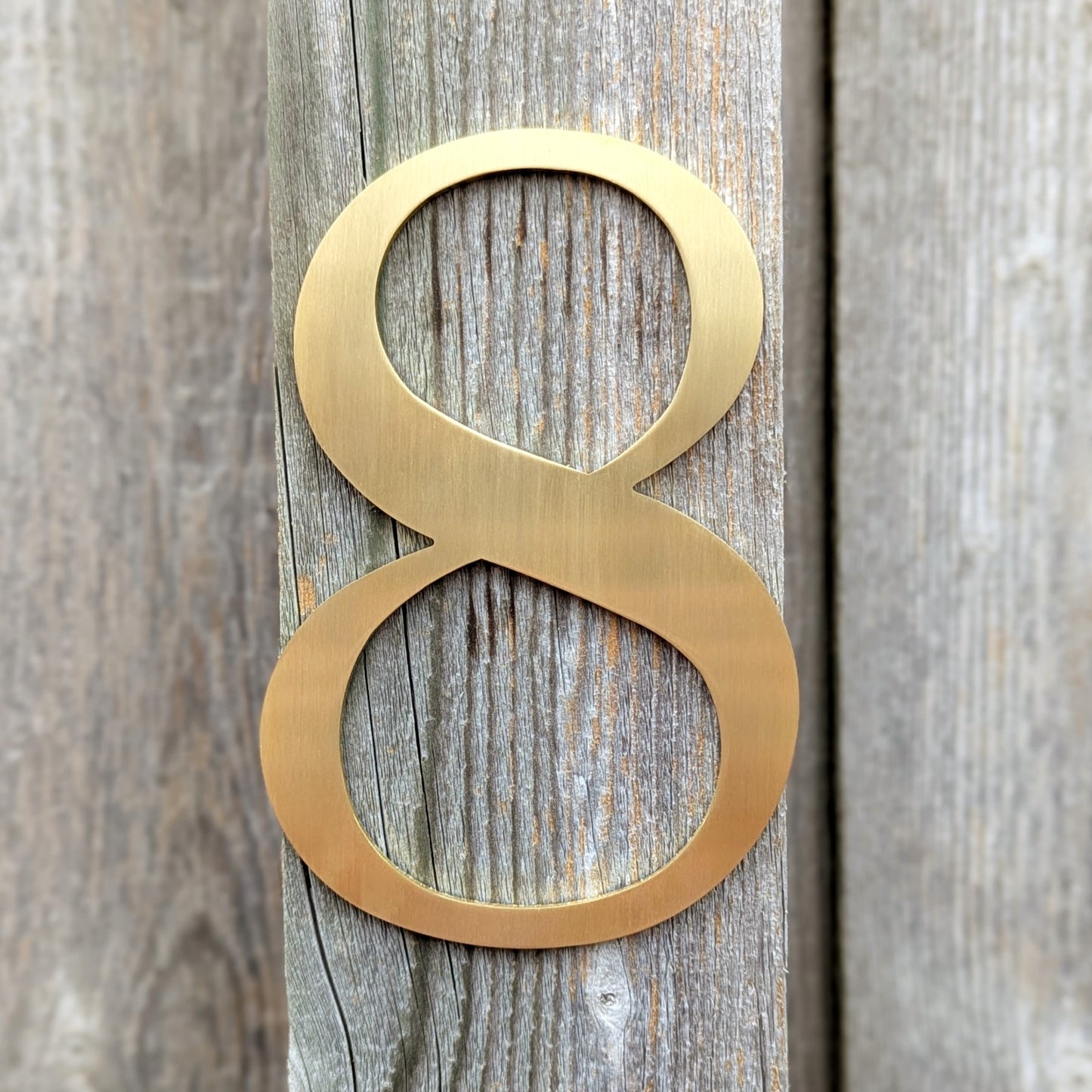 Traditional Brass House Numbers - pre-sale discount