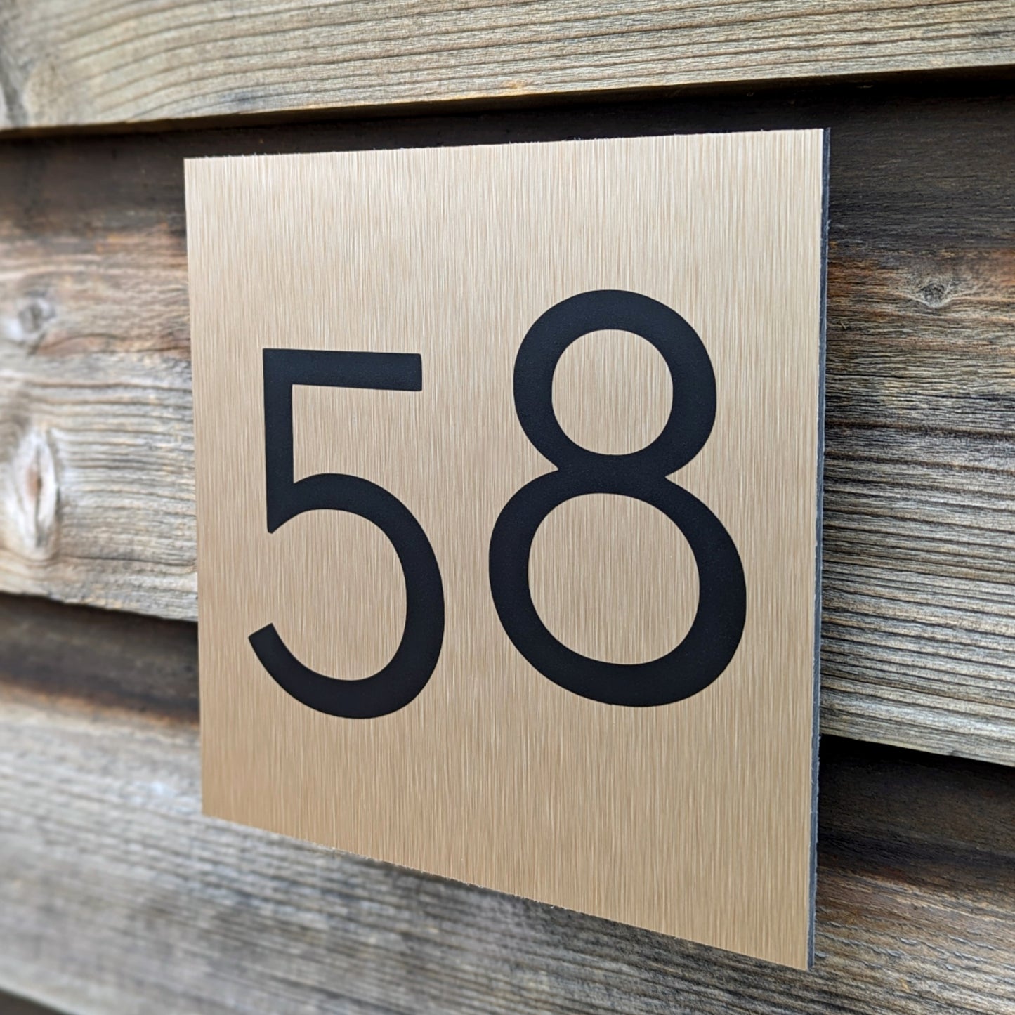 Bronze House Number Plaque