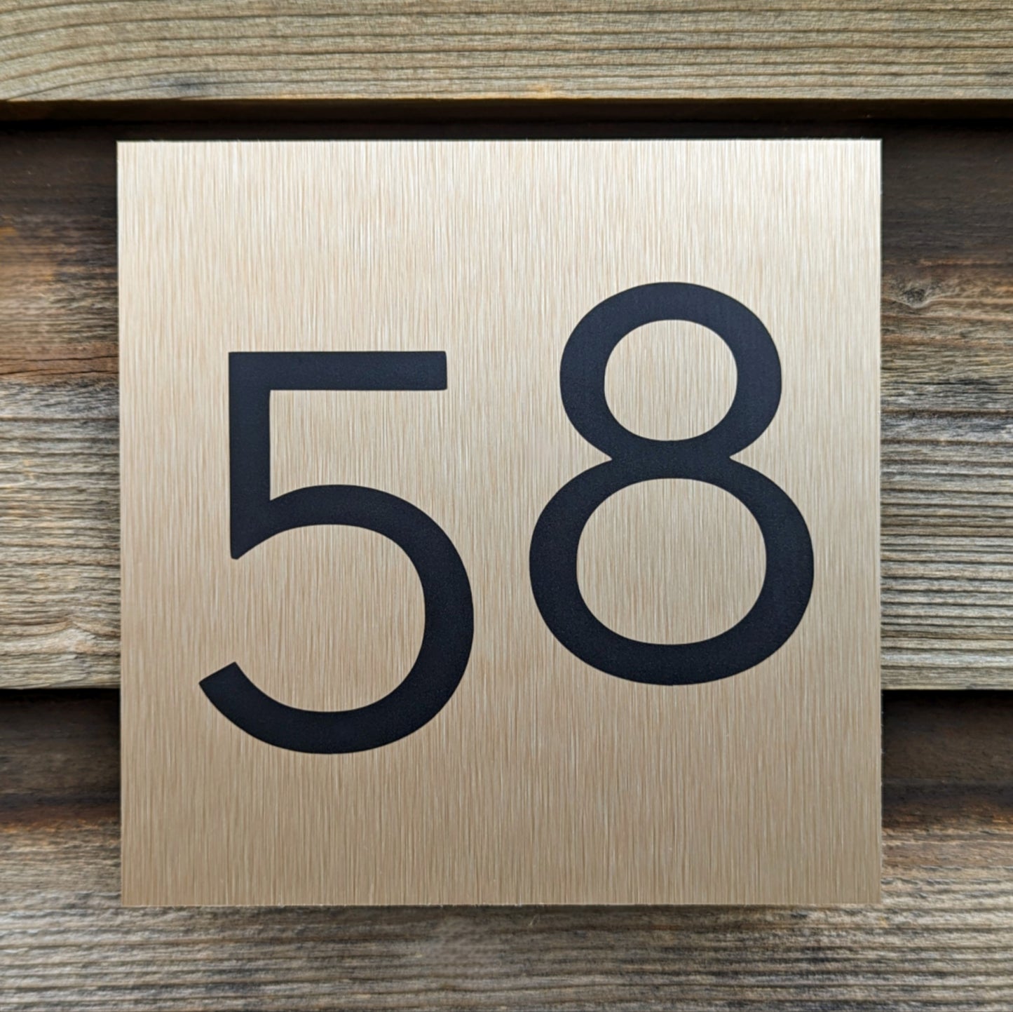 Bronze House Number Plaque