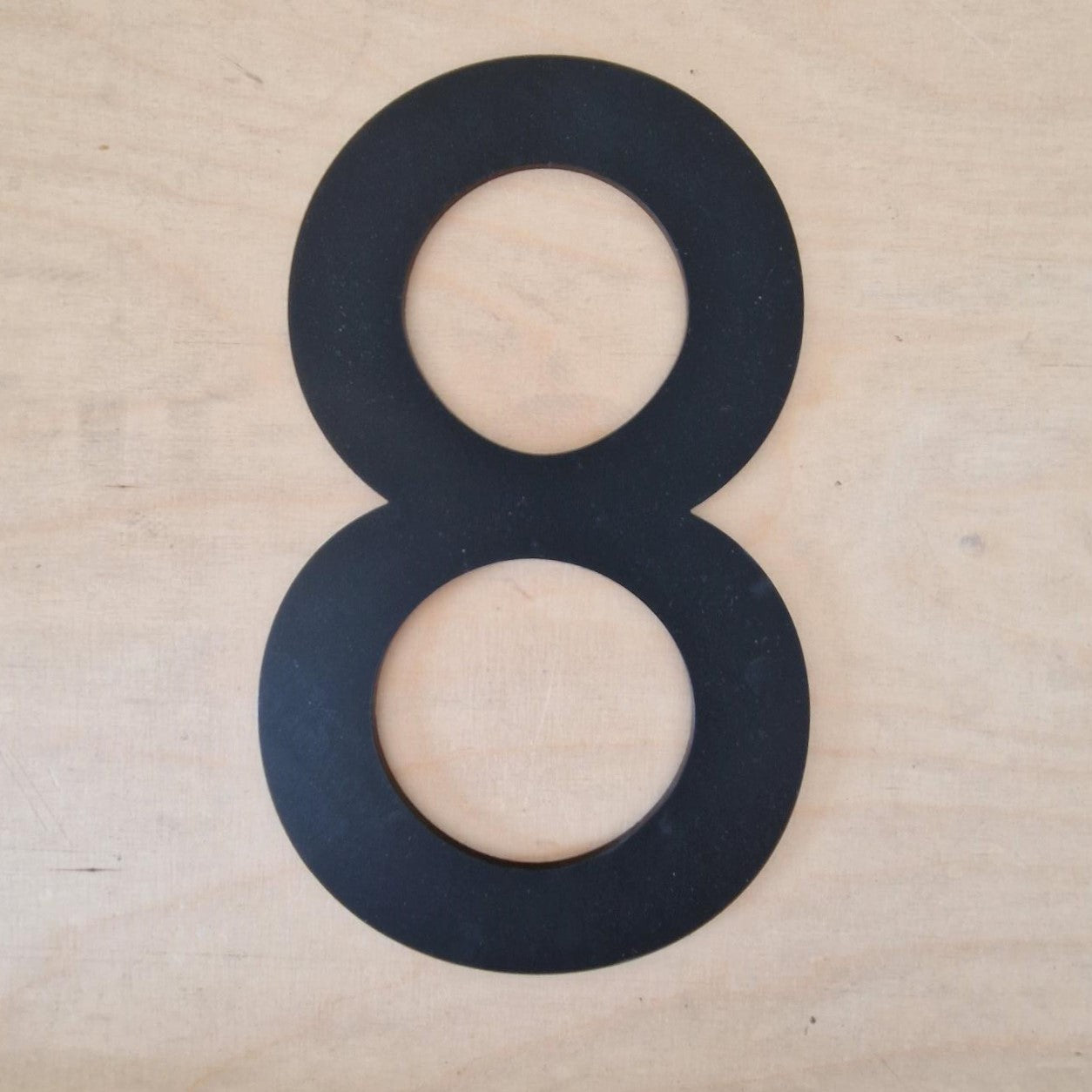 SALE Modern Matt Black House Number 8, 225cm Century gothic