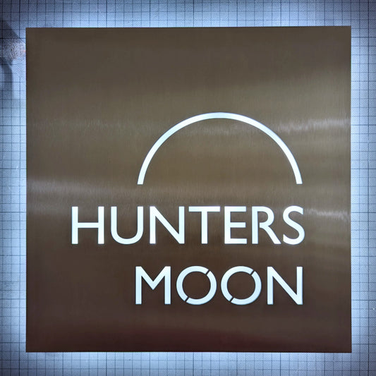 LED House Name in Stainless Steel - Custom