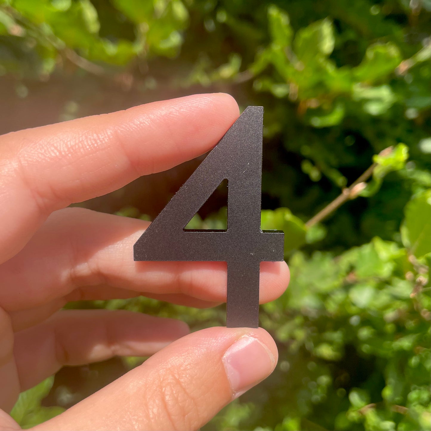 SALE Mini Black Door Numbers 50mm