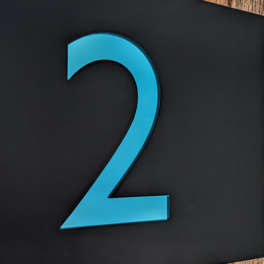 LED House Number Plaque - Colour Options - Gill Sans