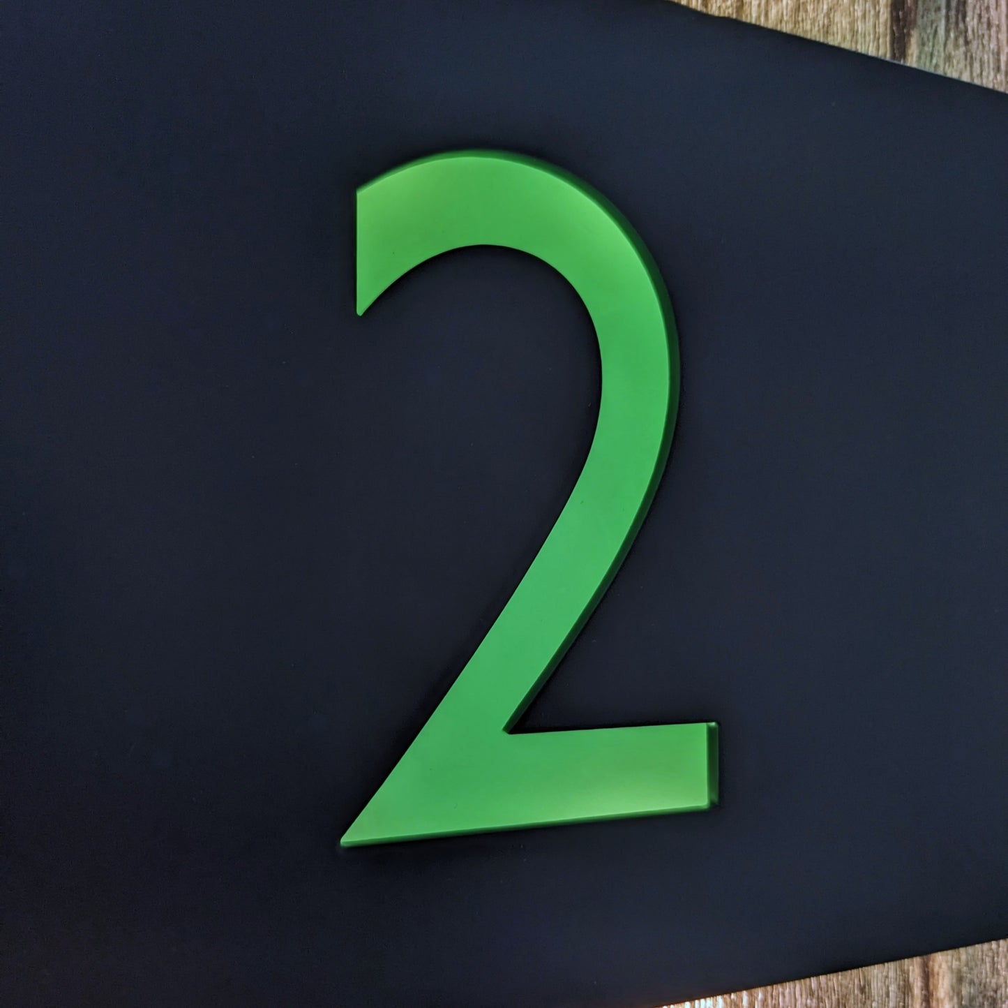 LED House Number Plaque - Colour Options - Gill Sans