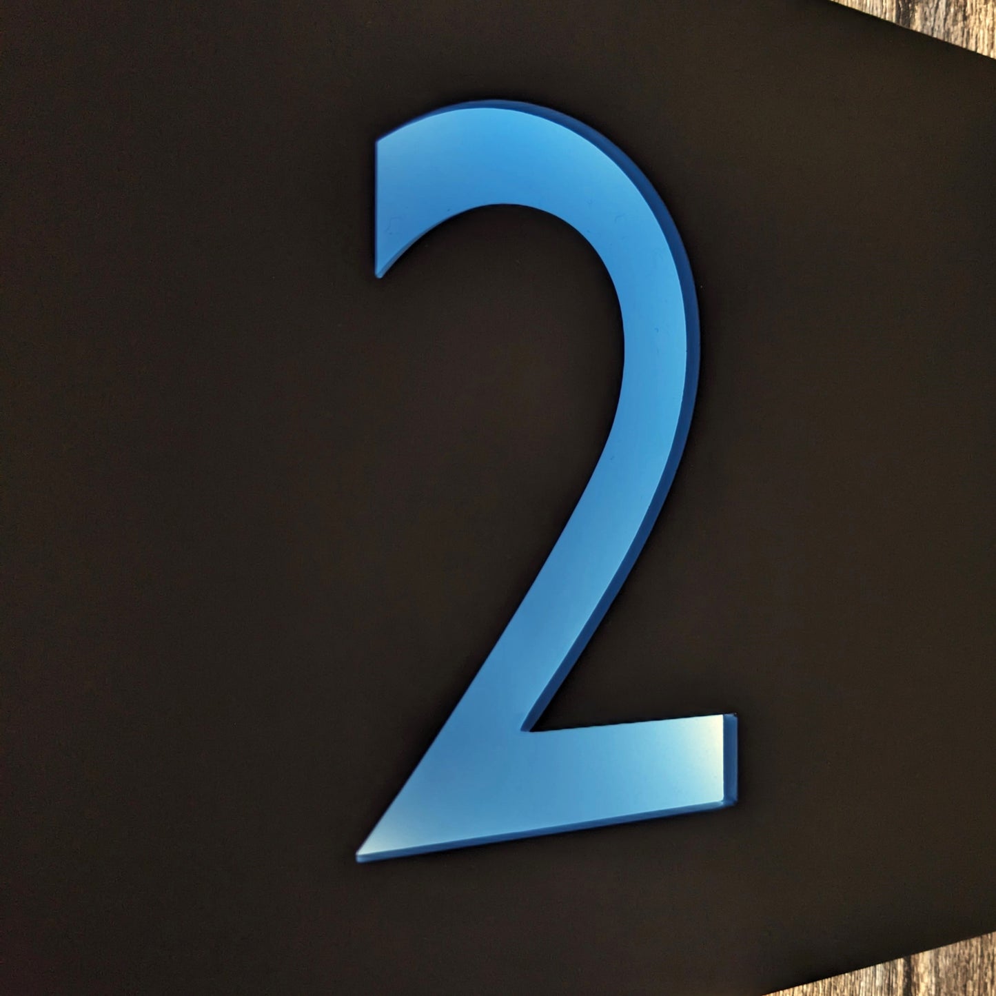 LED House Number Plaque - Colour Options - Gill Sans