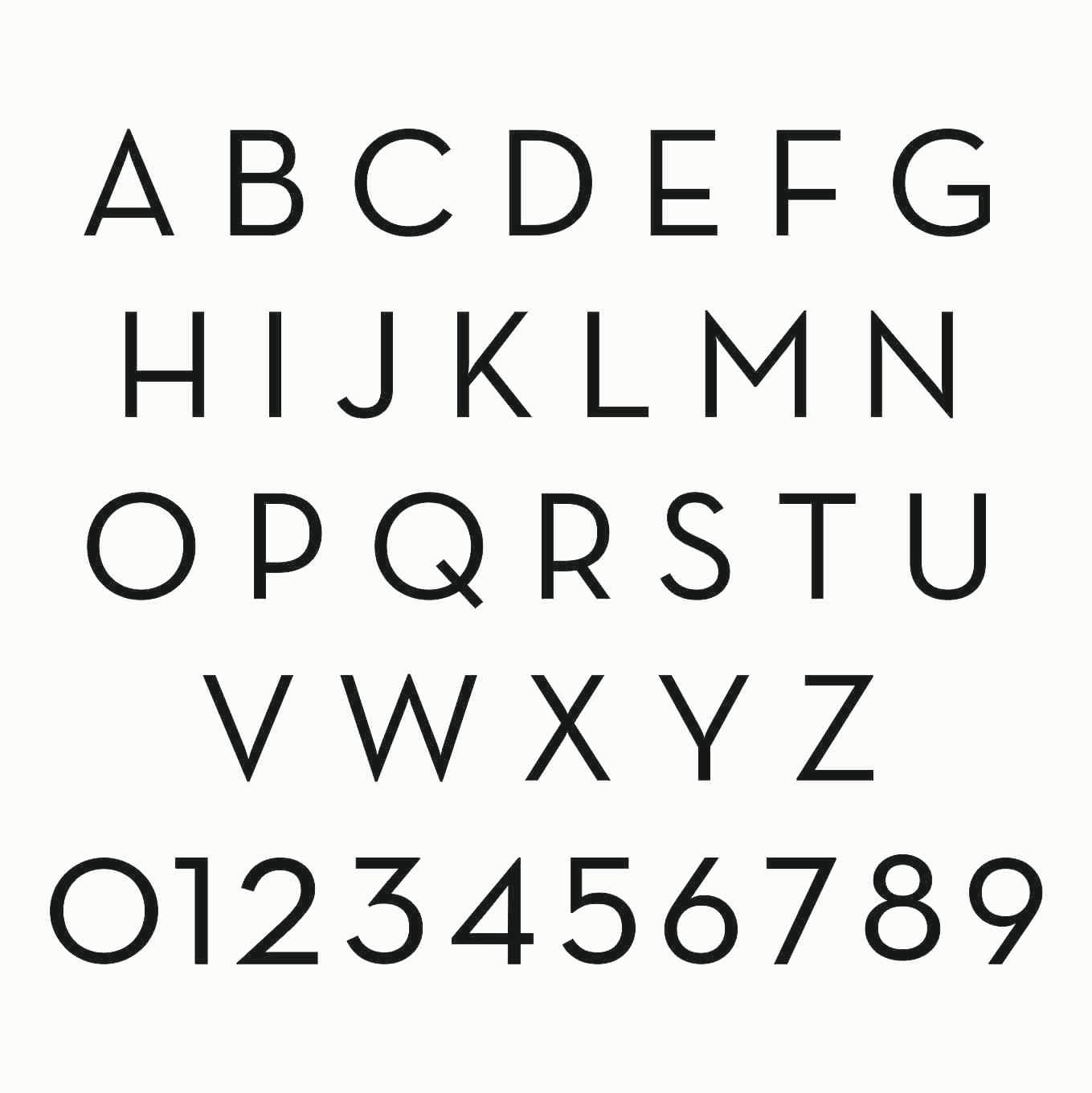 Modern Matt Black Lettering for Offices - choose your text - stick on fixings
