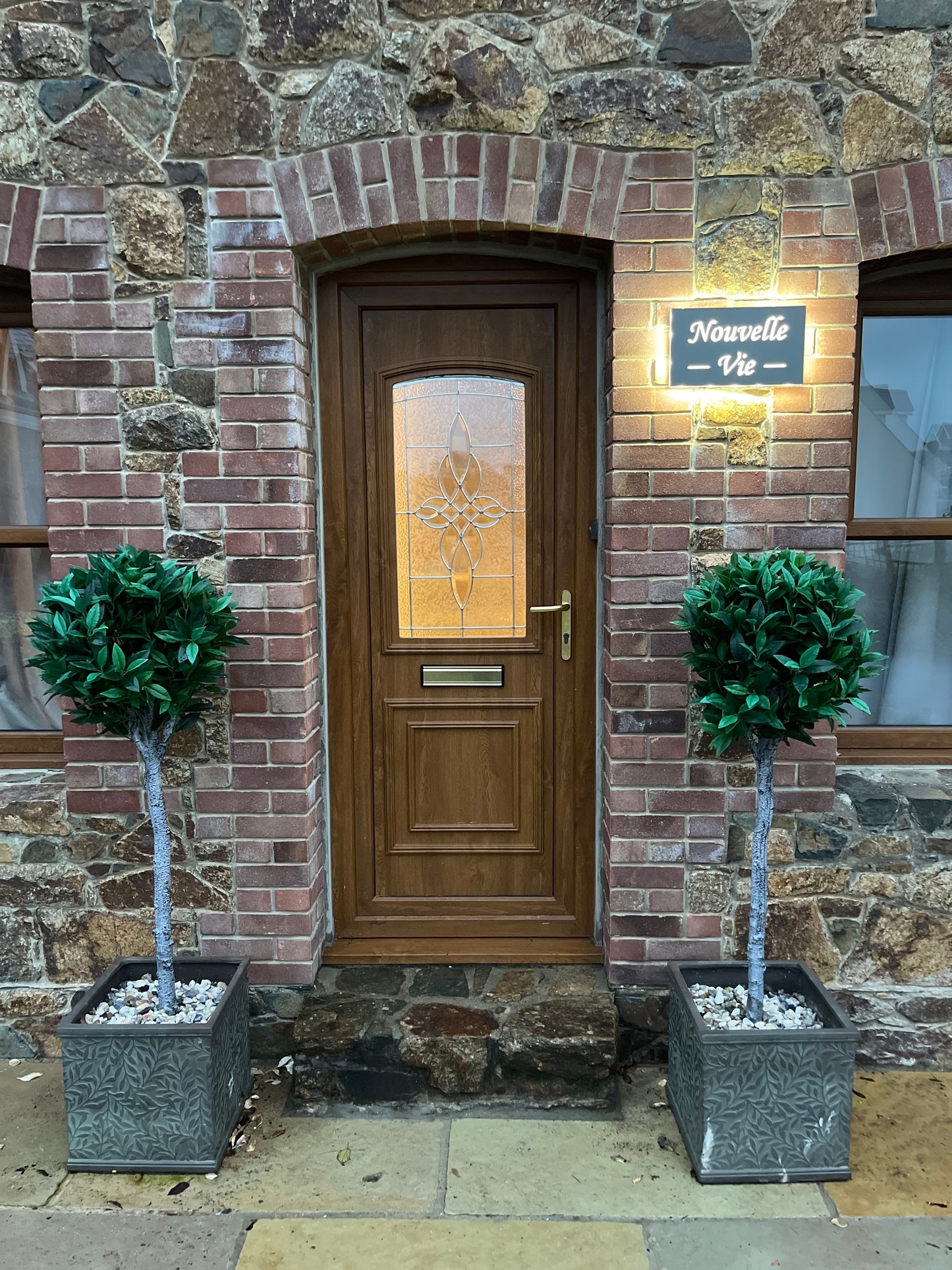 LED House Name in Stainless Steel - Custom