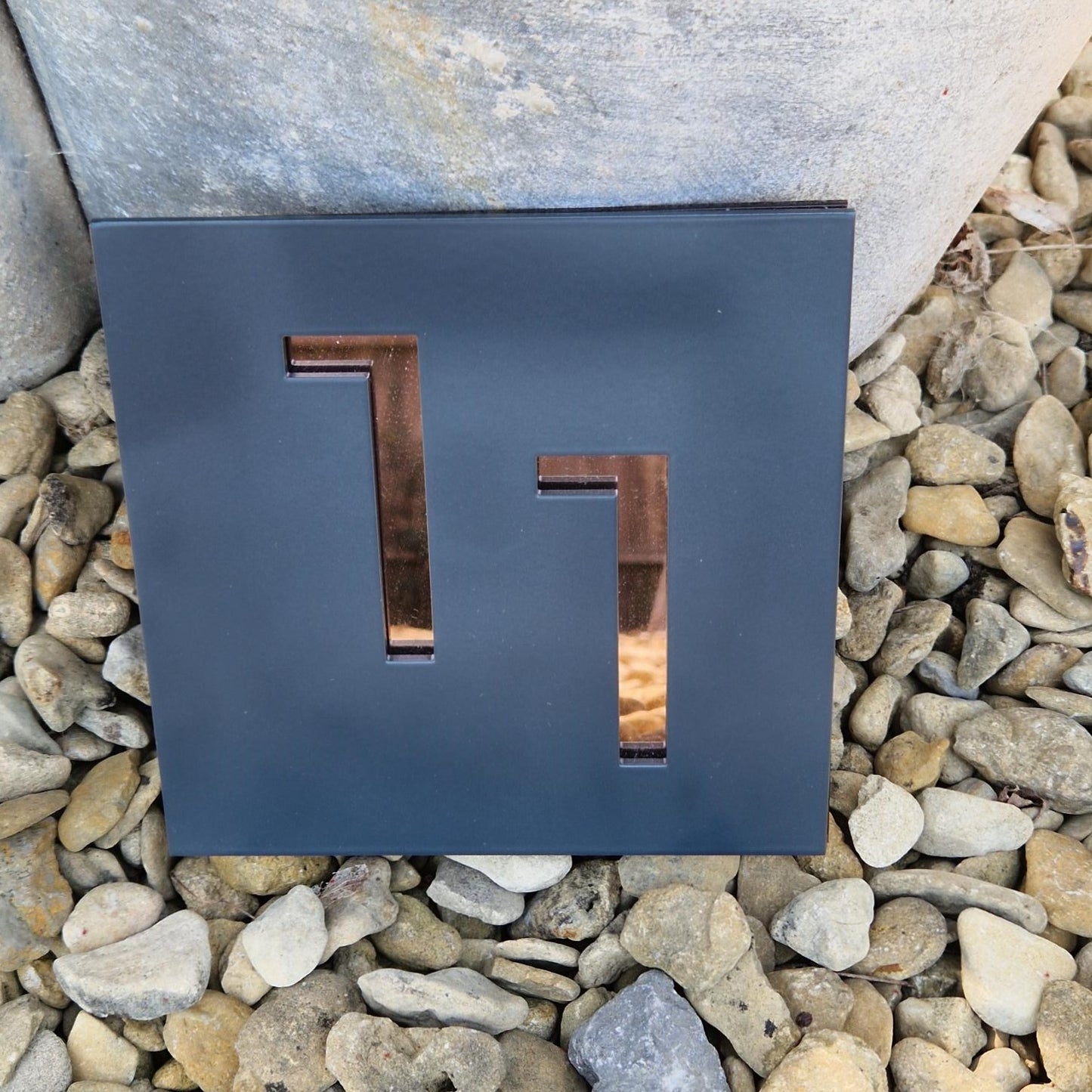 SALE Acrylic House Number Plaque 11