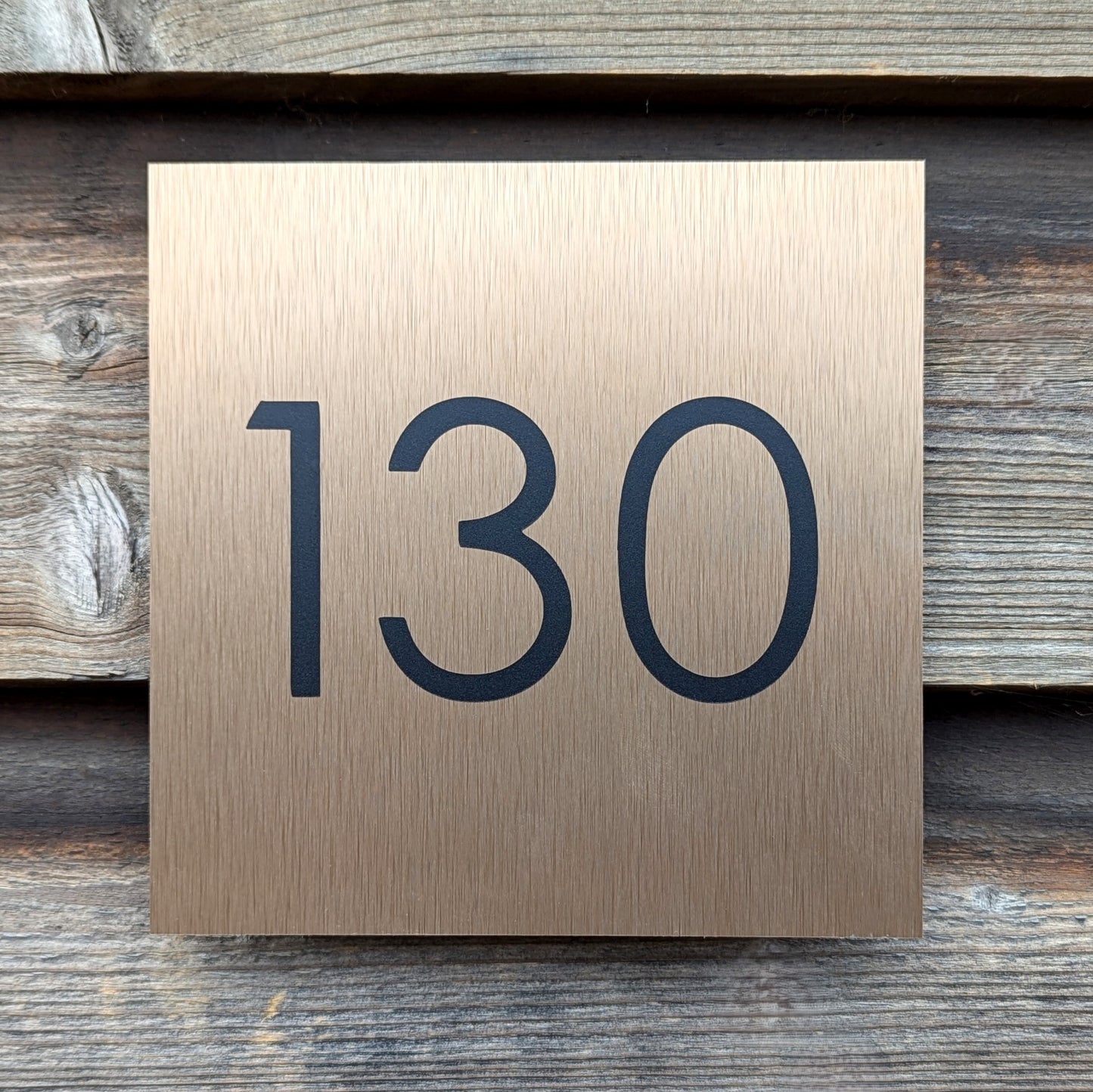 Bronze House Number Plaque