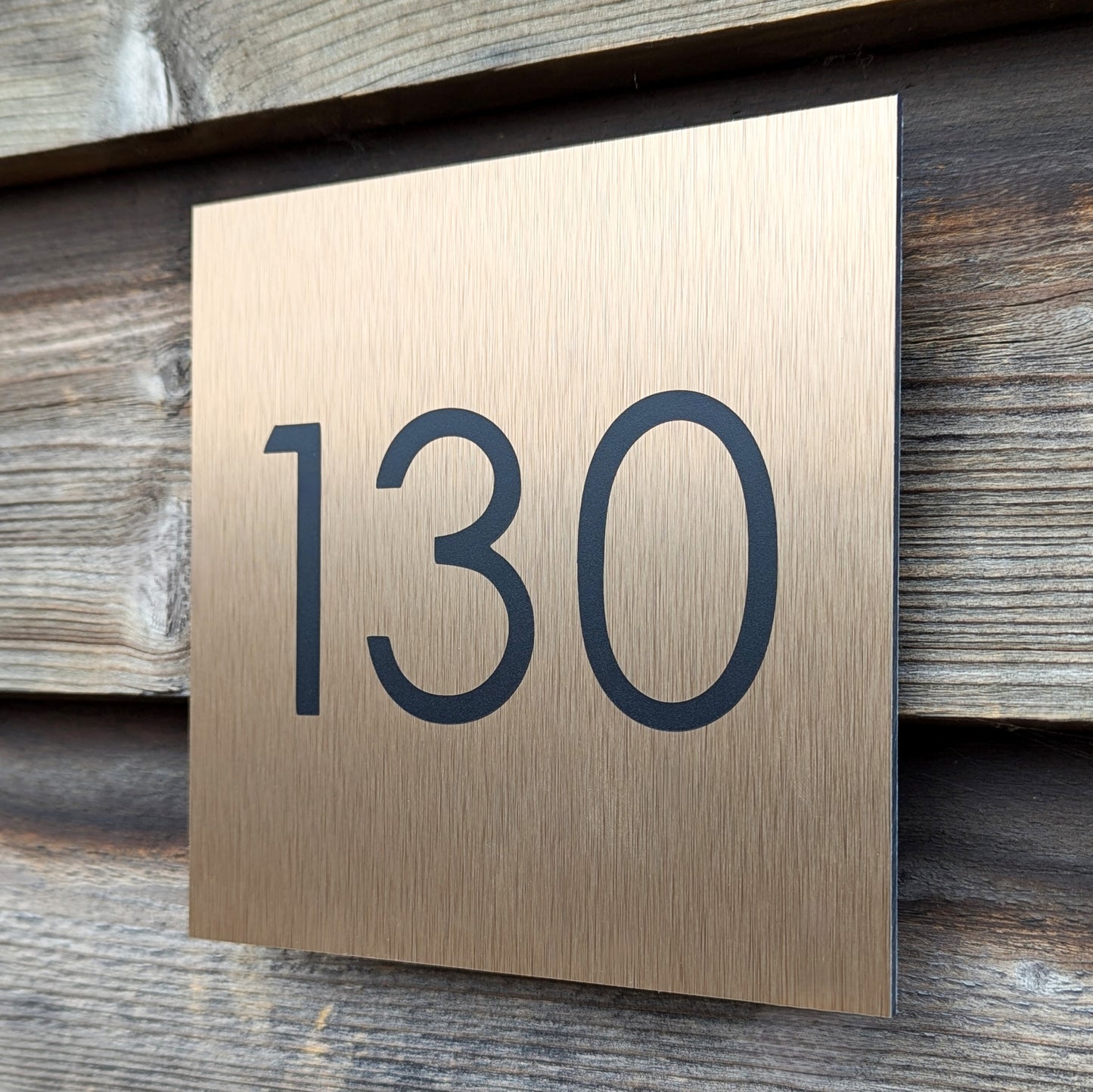 Bronze House Number Plaque