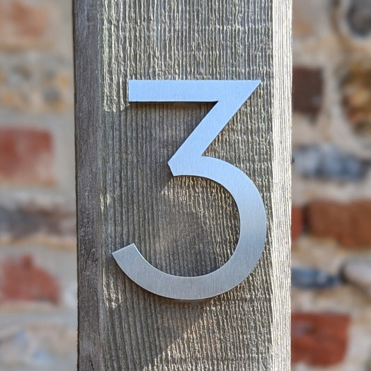 Stainless Steel Door Numbers - Modern - Limited Edition