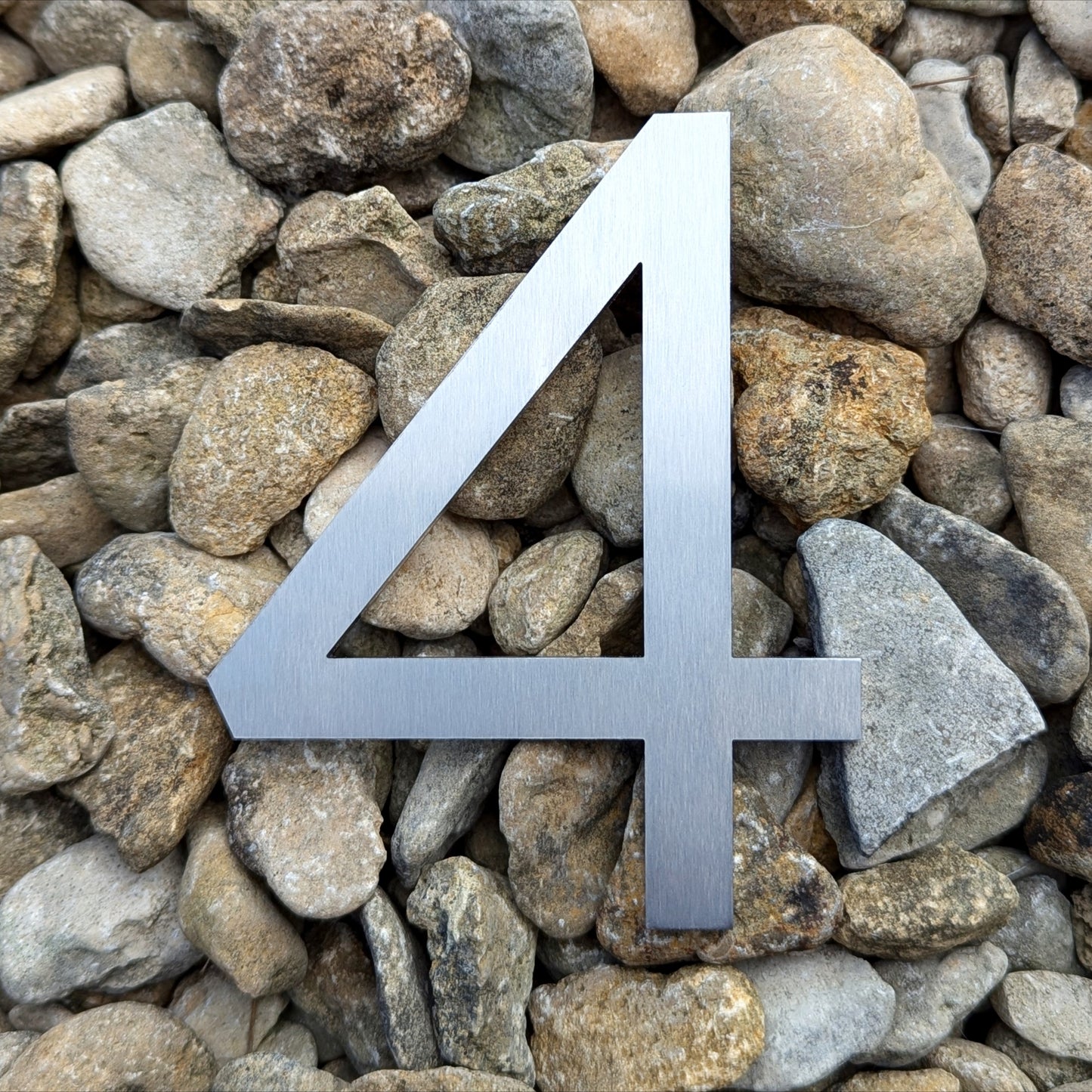 Stainless Steel Door Numbers - Modern - Limited Edition