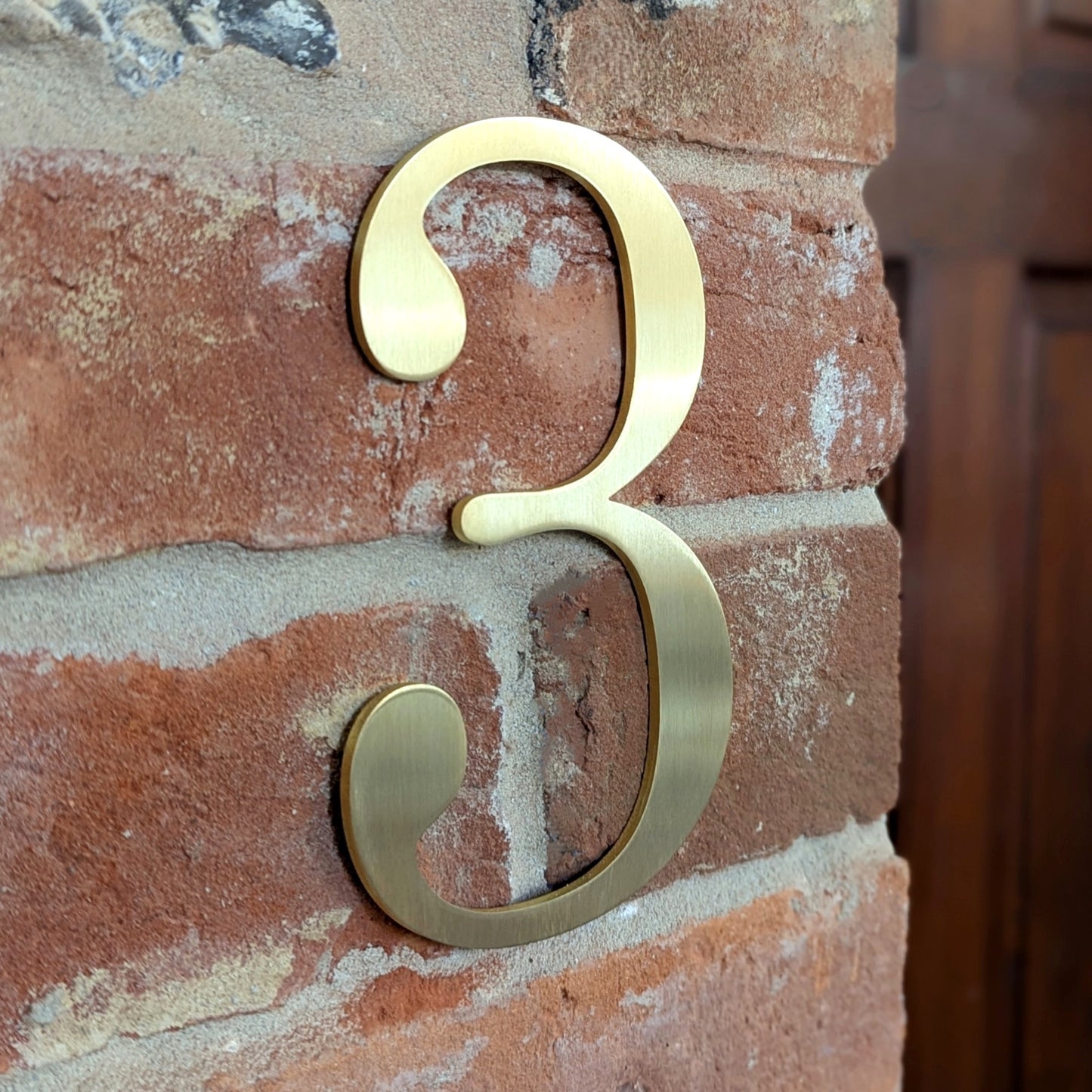 Traditional Brass House Numbers - pre-sale discount