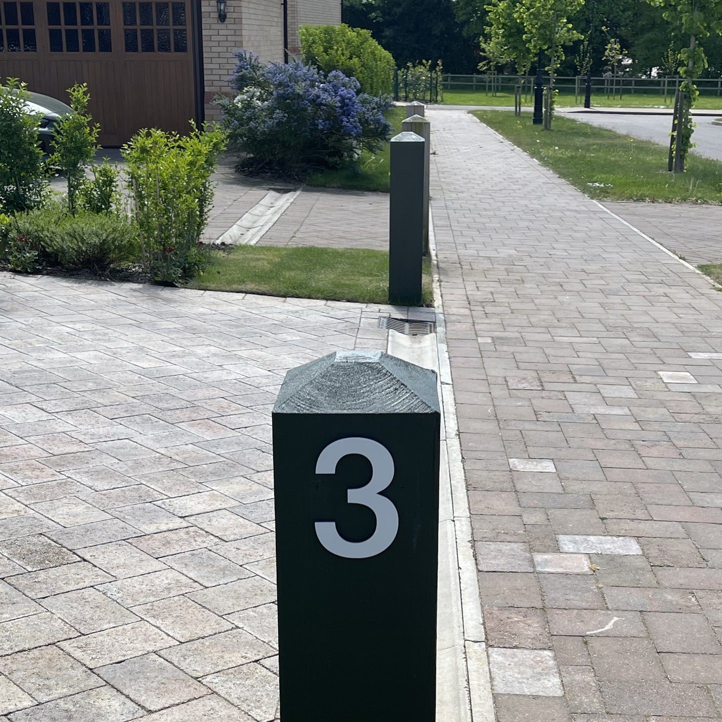 White House Numbers - Powder Coated Stainless Steel