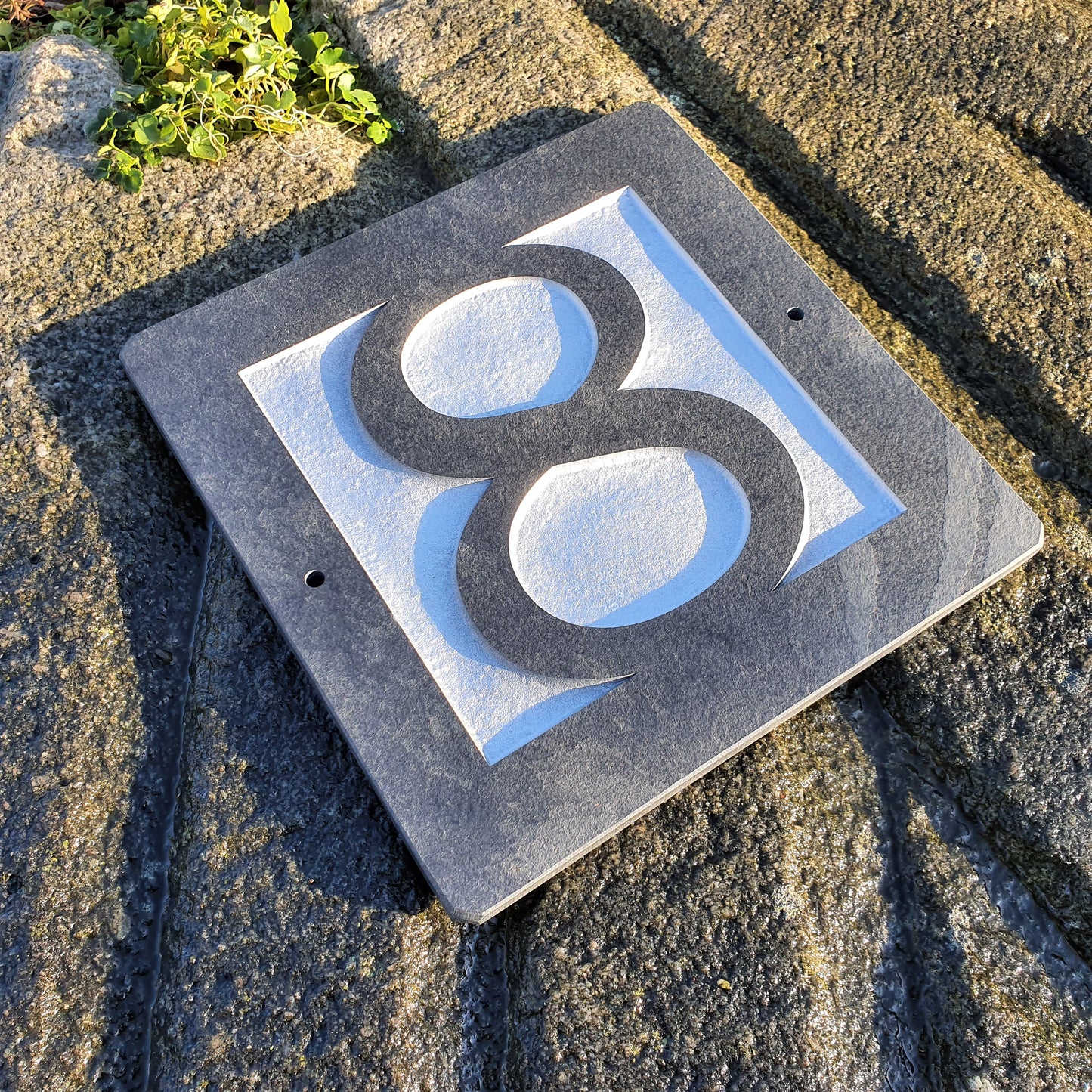 Slate House Numbers - Custom