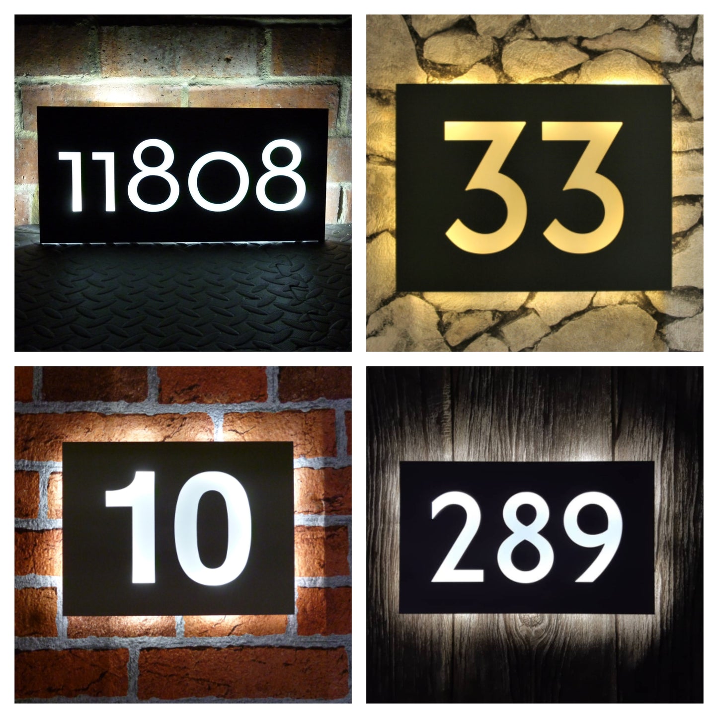 LED House Number, LED Door Number, LED House Name, LED House Sign, LED Sign, Light up Sign, LED House Sgin, LED House Number, Bespoke House Sign, Stainless Steel LED Sign, Sign for unlit areas, House Name, Custom Made House Name