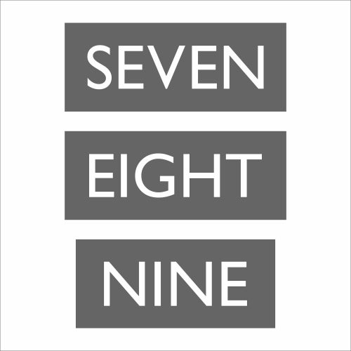 House Number Word Plaque - Grey - Customisable