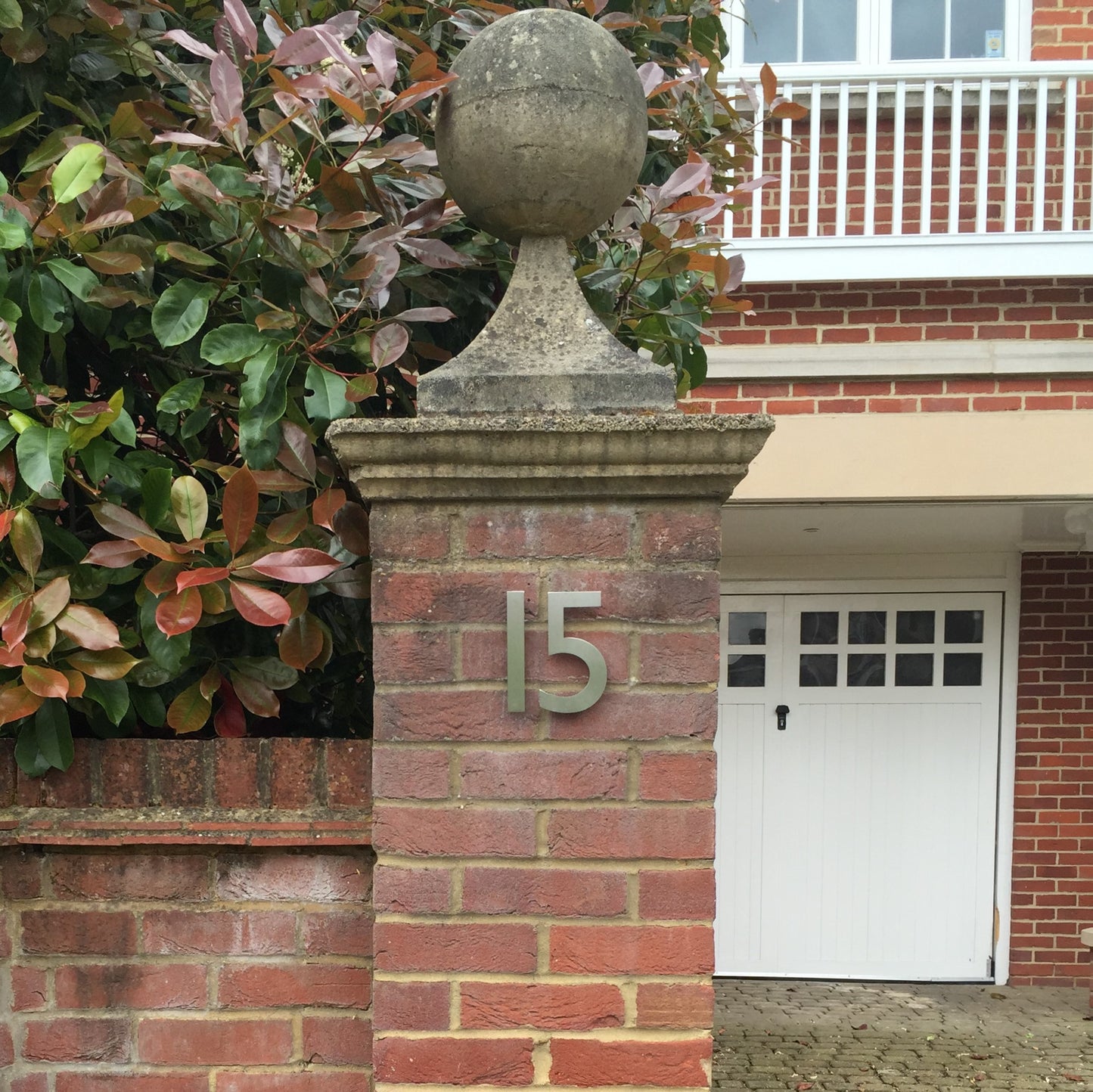 Stainless steel house number , house number , Gill Sans house number , Stainless steel door number , modern house number , contemporary house number , house number made in the UK , Gill Sans , hand finished house numbers