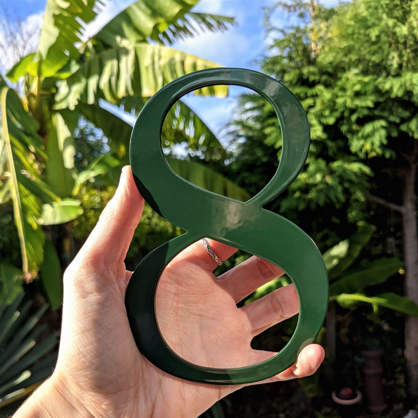 Custom Powder Coated House Number - choose your font and colour