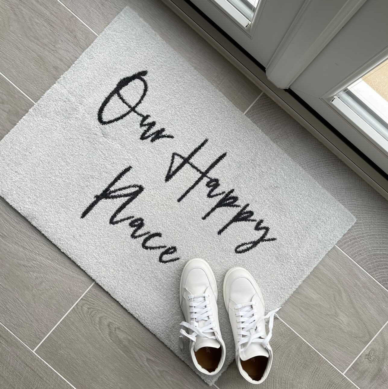 Our Happy Place Door Mat