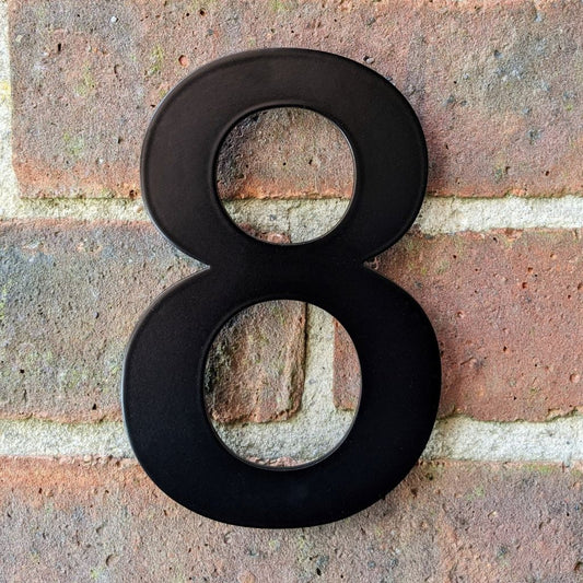 Black house numbers , powder coated house numbers , contemporary house numbers , modern house numbers , floating house numbers , house numbers