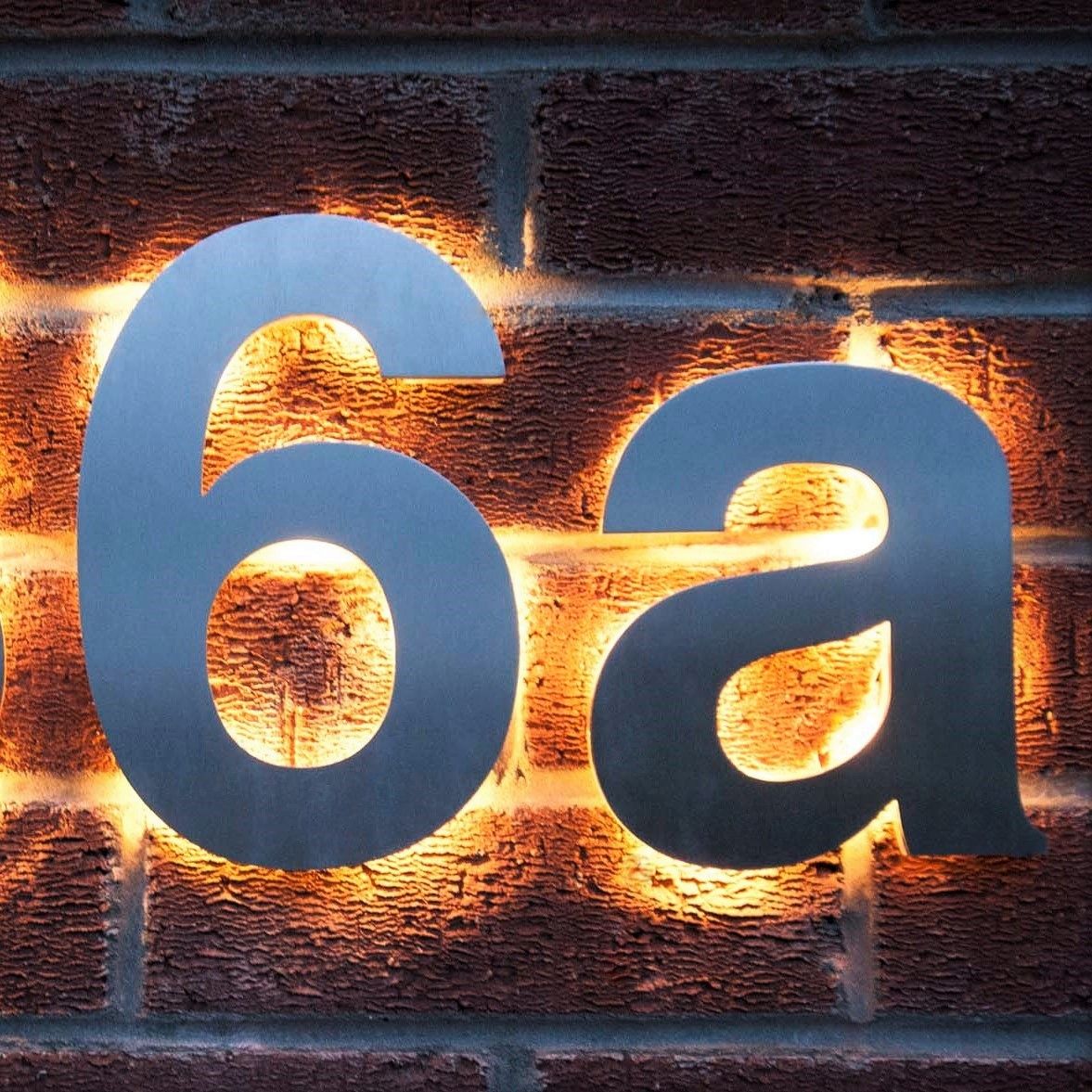 LED House Number, LED Door Number, LED House Name, LED House Sign, LED Sign, Light up Sign, LED House Sgin, LED House Number, Bespoke House Sign, Stainless Steel LED Sign, Sign for unlit areas, House Name, Custom Made House Numbers