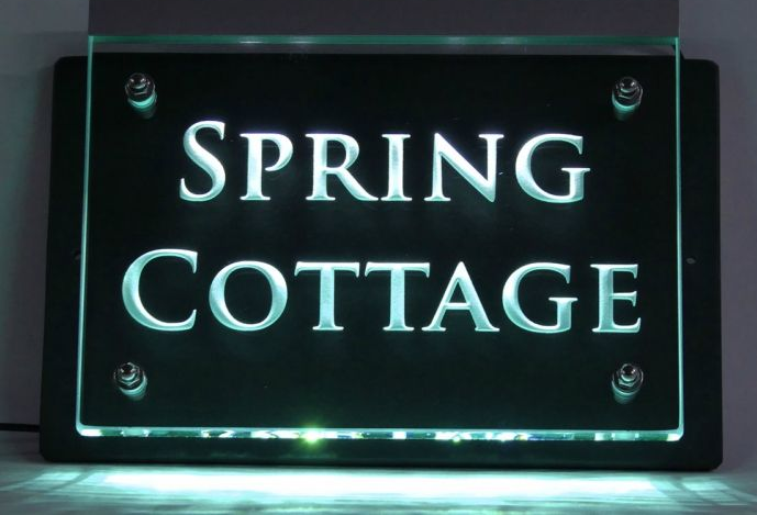 LED House Name, LED plaque, LED Sign, LED House Sign, LED sign, LED signage, Glass house name, slate house name, LED slate house name, LED name, Slate sign, slate house sign