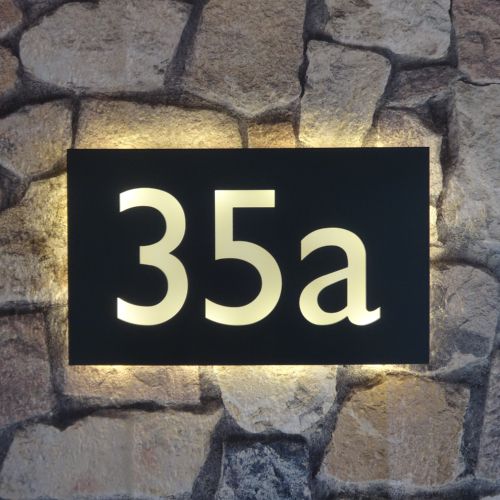 LED House Number, LED Door Number, LED House Name, LED House Sign, LED Sign, Light up Sign, LED House Sgin, LED House Number, Bespoke House Sign, Stainless Steel LED Sign, Sign for unlit areas, House Name, Custom Made House Name