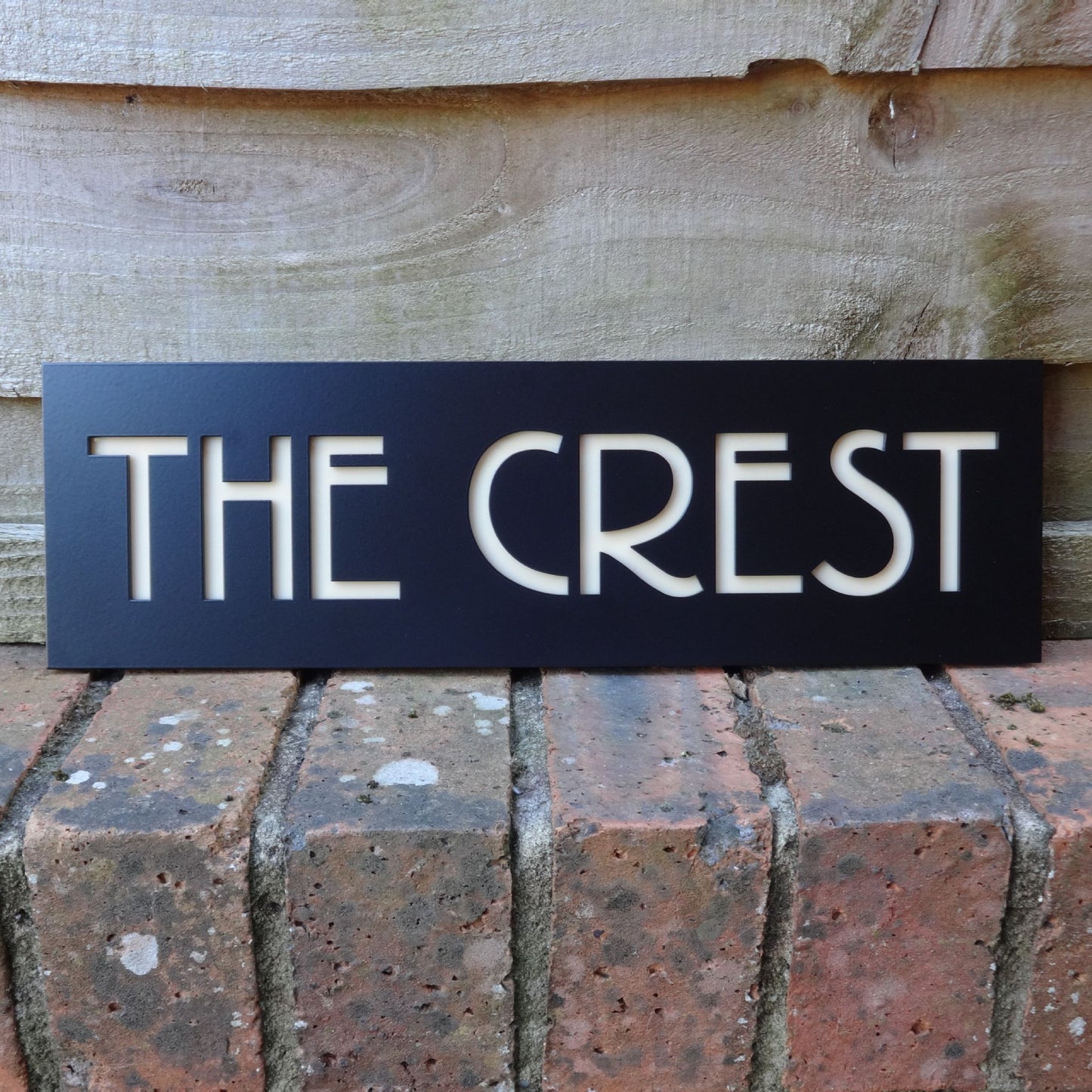 Custom made house names , powder coated house names , Black house names , Anthracite grey house names , floating house names , modern house names , contemporary house names
