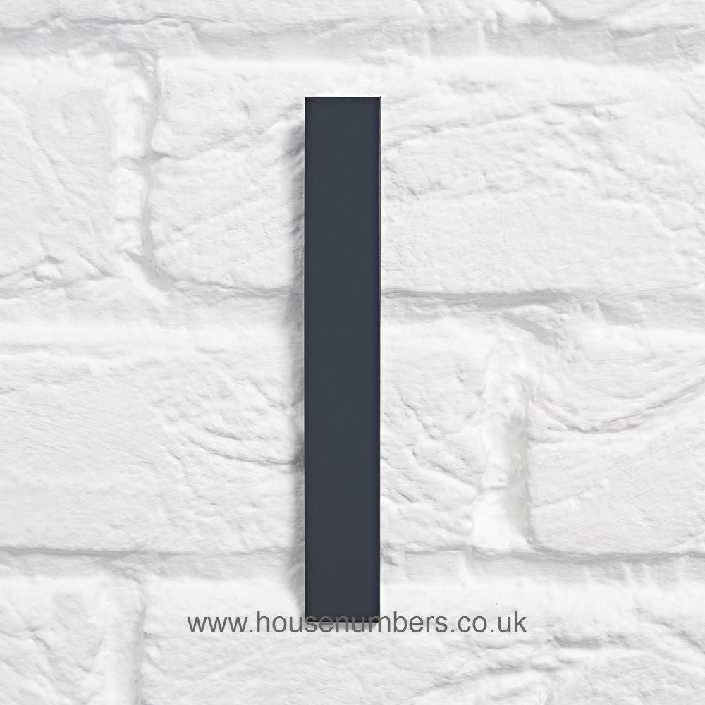 SALE Grey House Number Gill Sans 1 150mm