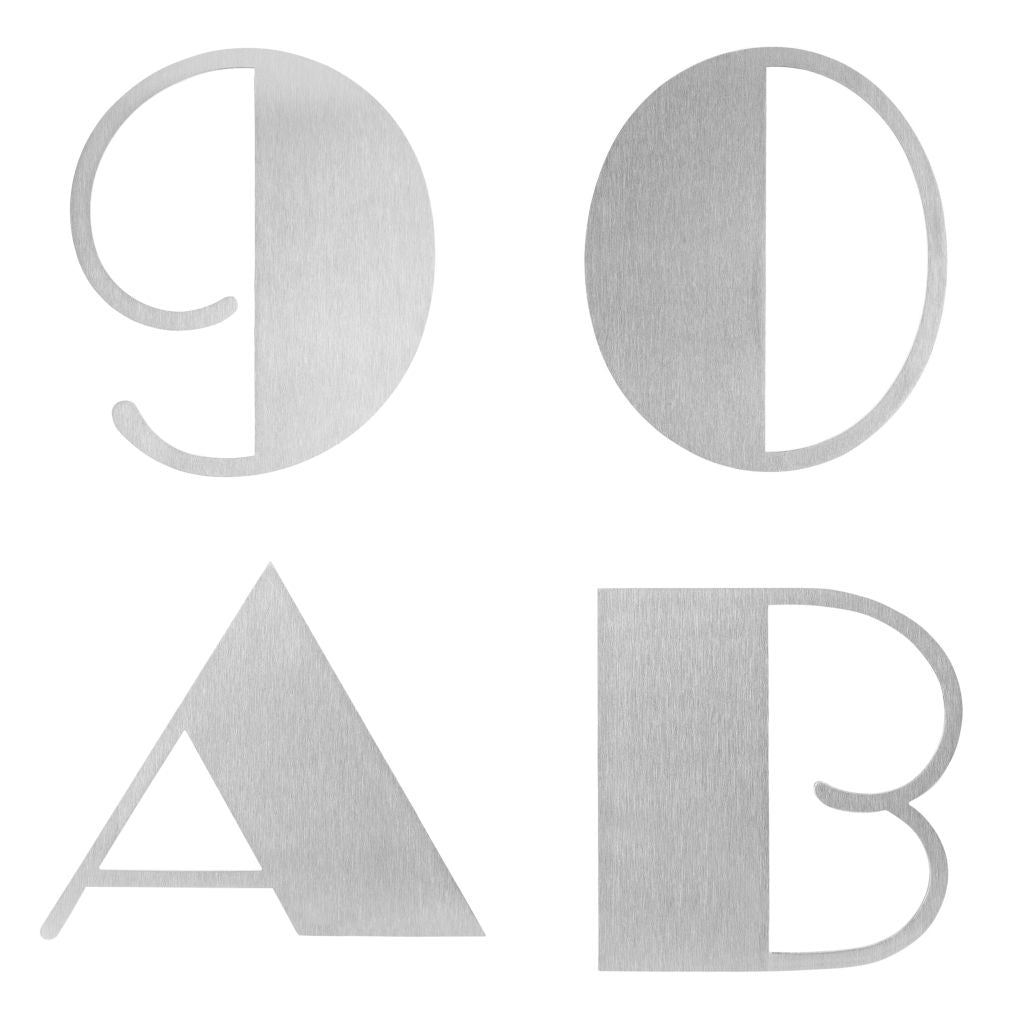 Stainless steel door number , door number , stainless steel house number , Art deco door number , self adhesive door number , Stainless steel number