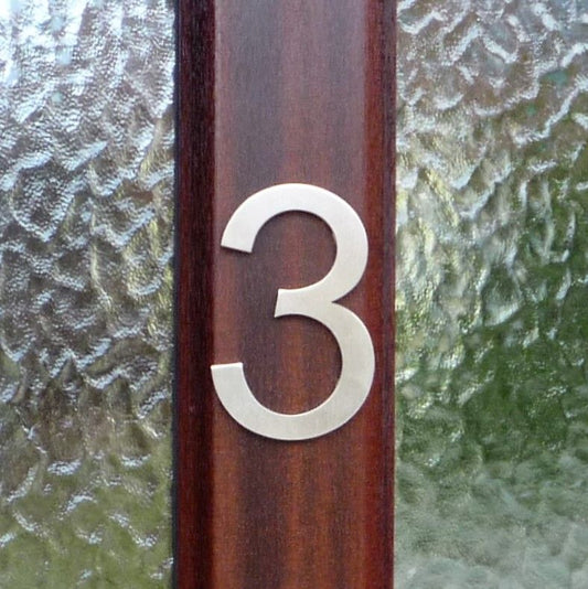 Stainless steel door number , door number , stainless steel house number , self adhesive door number , Stainless steel number , modern door number , simple door number , contemporary door number , floating door number 