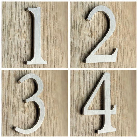 Stainless steel door number , door number , stainless steel house number ,  Stainless steel number , simple door number , traditional door number , floating door number