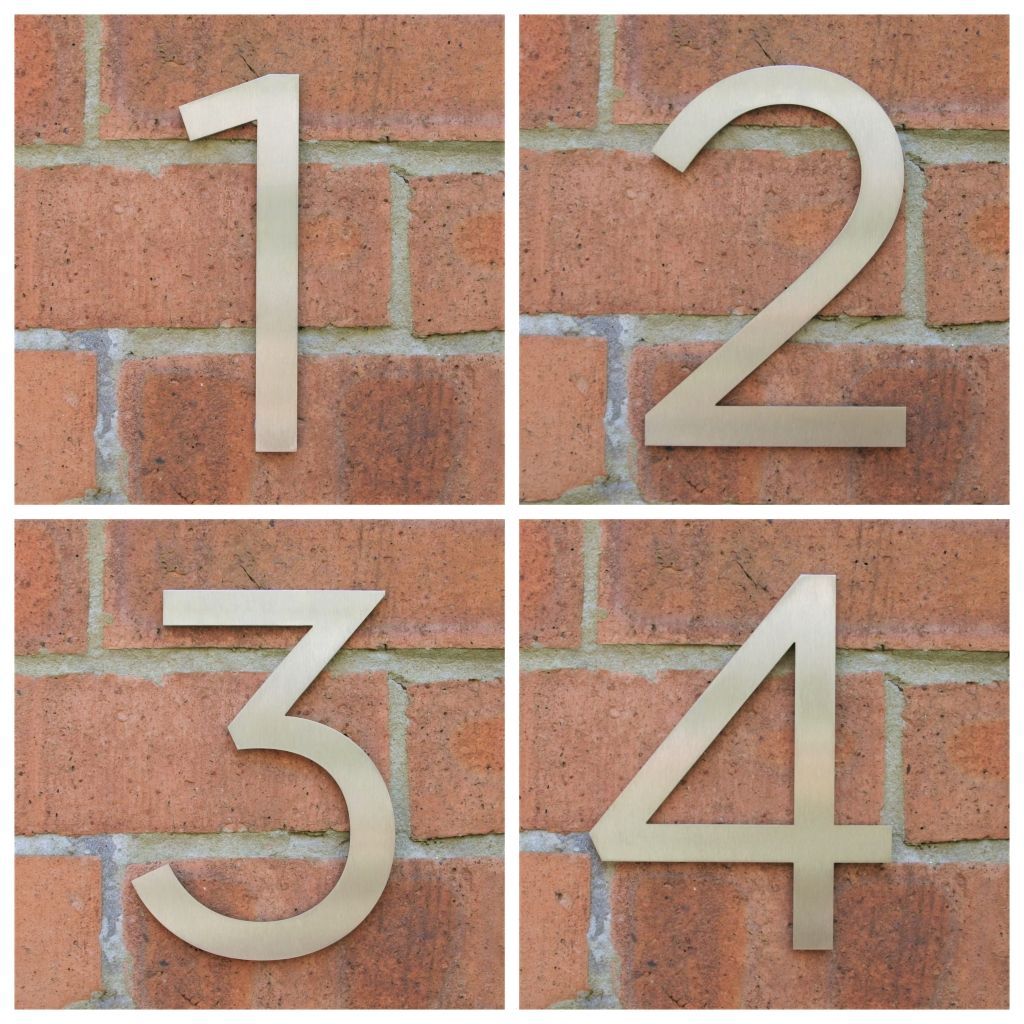 Stainless steel house number , house number , Marine grade house number , Stainless steel door number , modern house number , contemporary house number , house number made in the UK , Marine grade , hand finished house numbers , coastal house numbers , 316 stainless steel house numbers