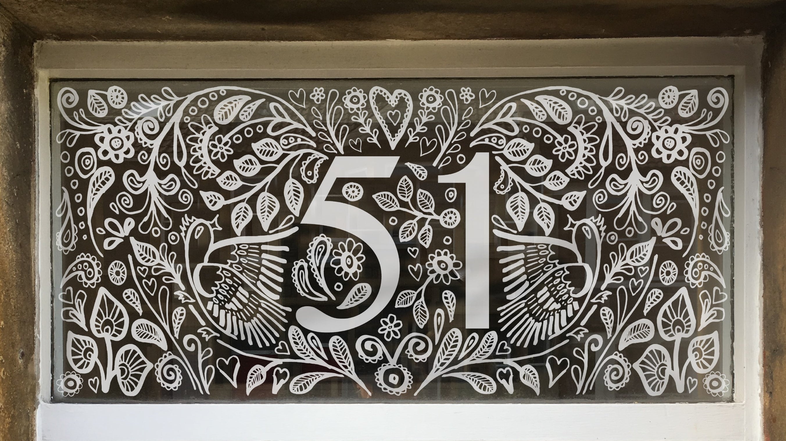 Window Film Door Numbers – Housenumbers Limited