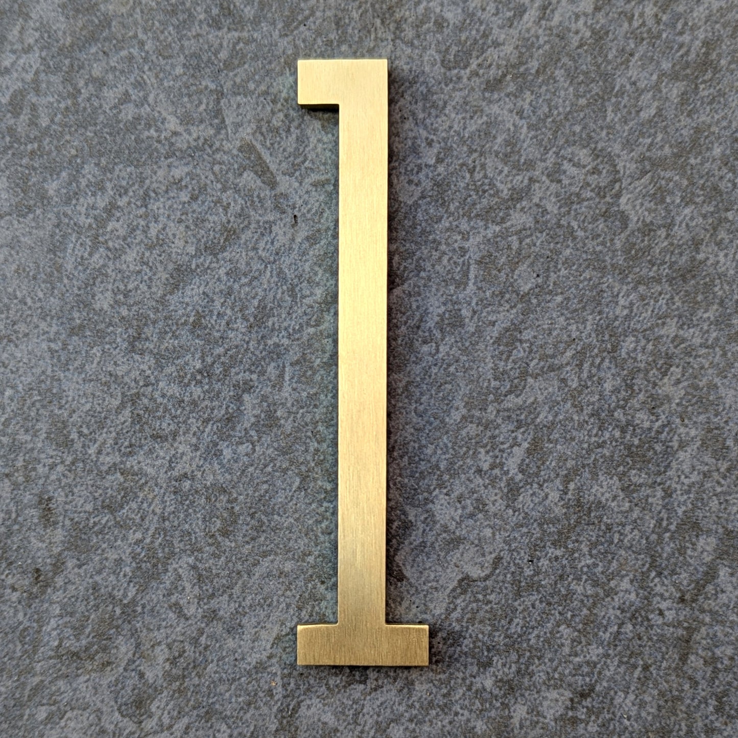 Solid Brass Door Numbers - Stick on Fixing