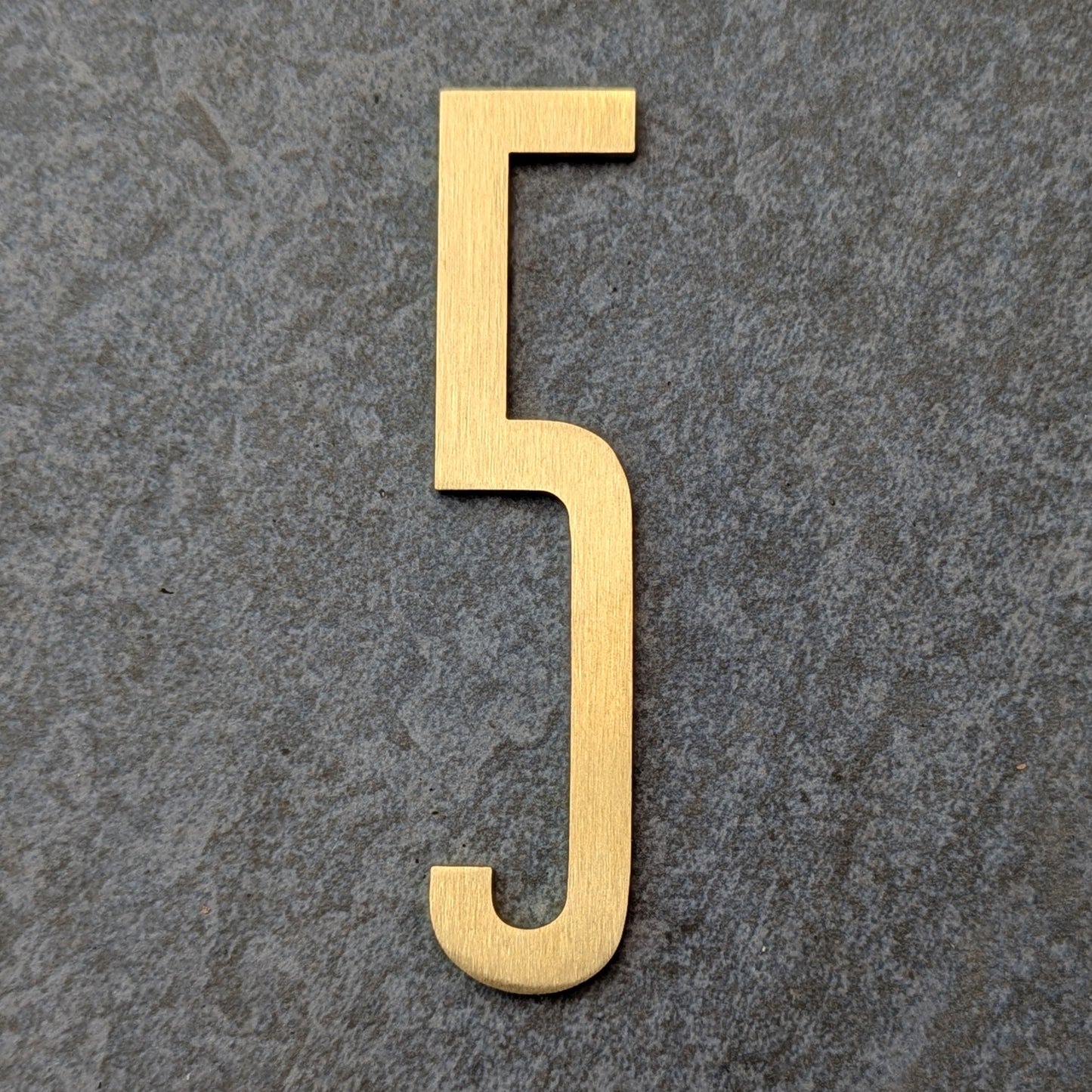 Solid Brass Door Numbers - Stick on Fixing