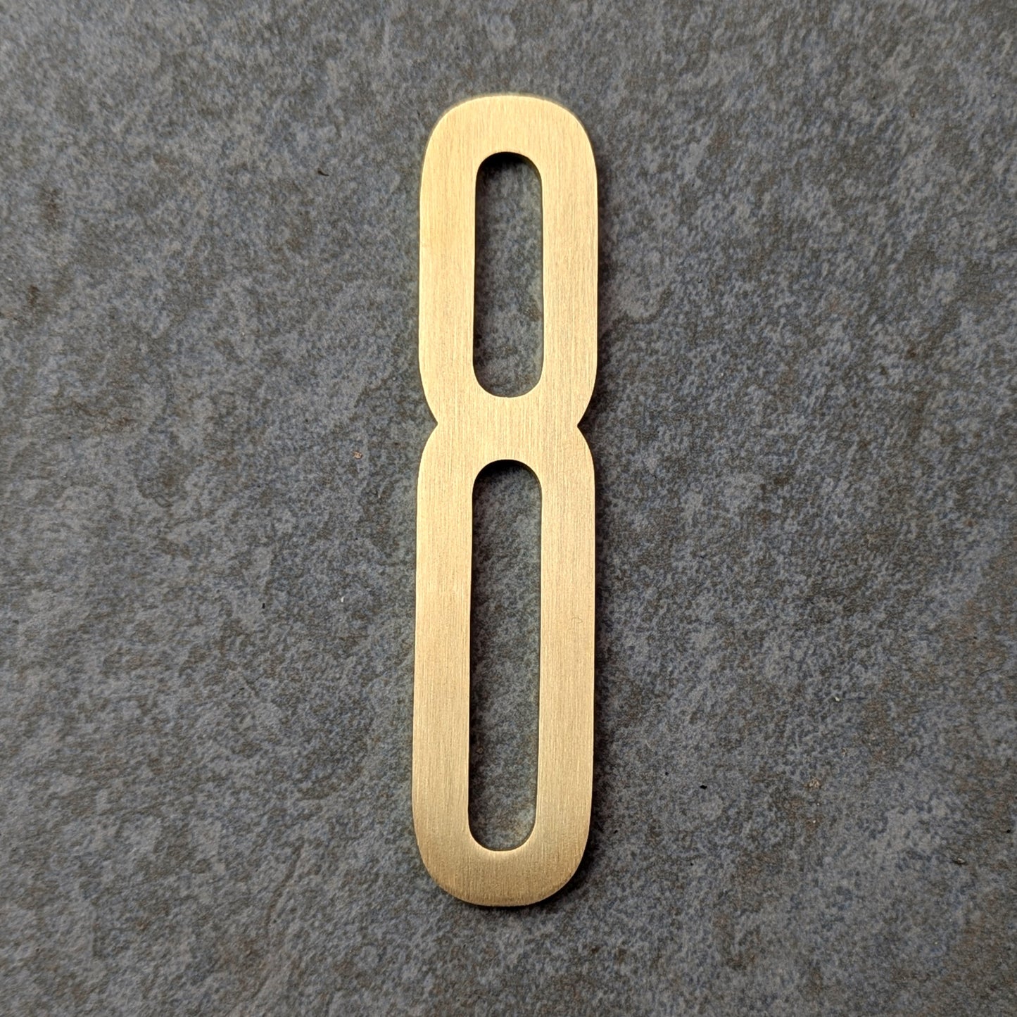 Solid Brass Door Numbers - Stick on Fixing
