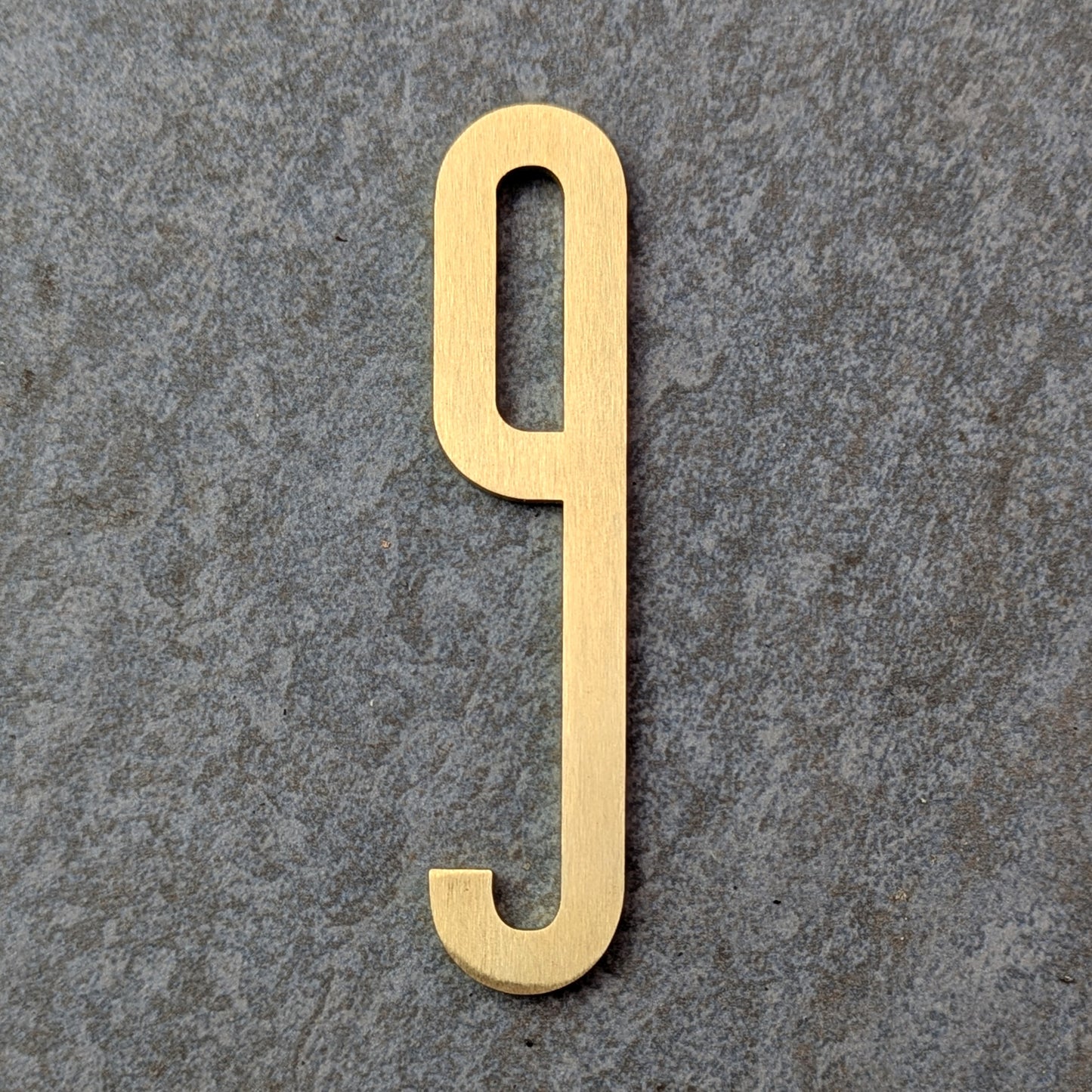Solid Brass Door Numbers - Stick on Fixing