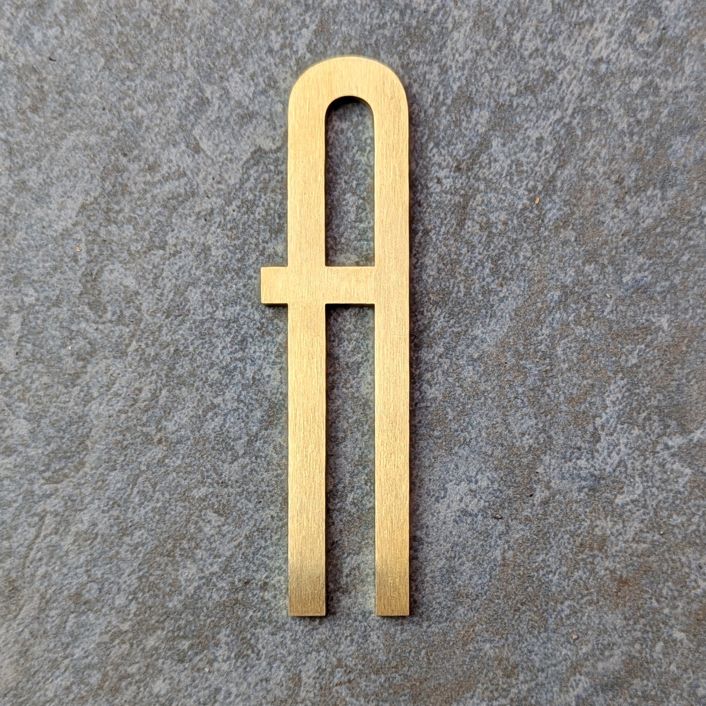 Solid Brass Door Numbers - Stick on Fixing
