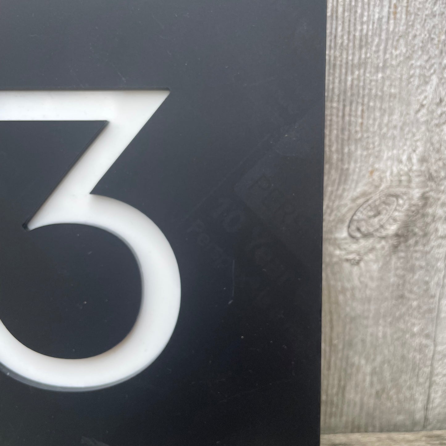 SALE Square House Number Plaque 3