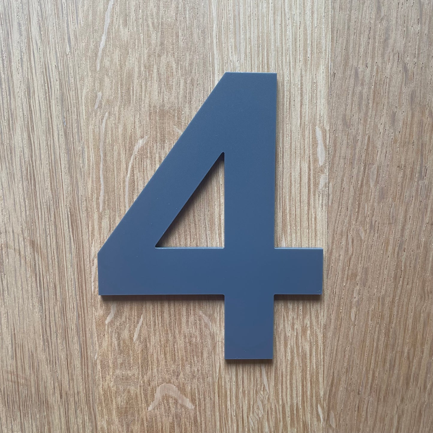 SALE Grey Door Numbers Bold 100mm