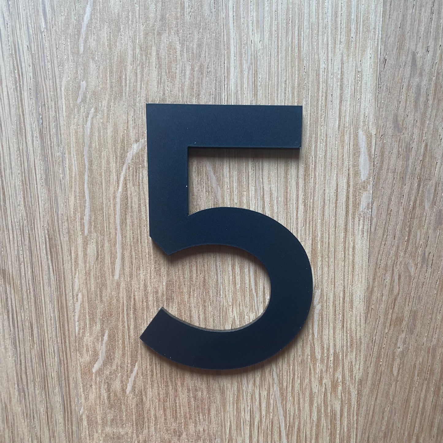 SALE Black Door Numbers Montserrat 75mm