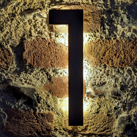 Century Gothic LED House Numbers – Housenumbers Limited