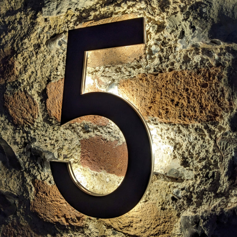 Century Gothic LED House Numbers – Housenumbers Limited